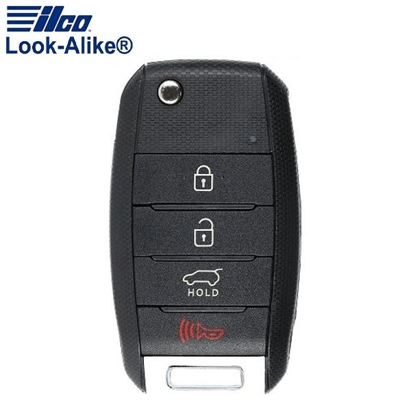 LAL FLIP-KIA-4B5 KIA 4 BUTTON 46 CHIP FLIP KEY TQ8-RKE-3F05 XMA F/L